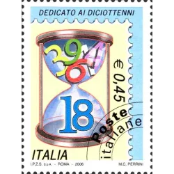 Timbres pour 18 ans