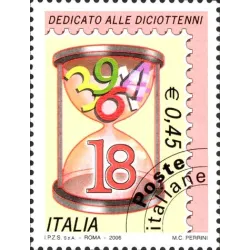 Timbres pour 18 ans