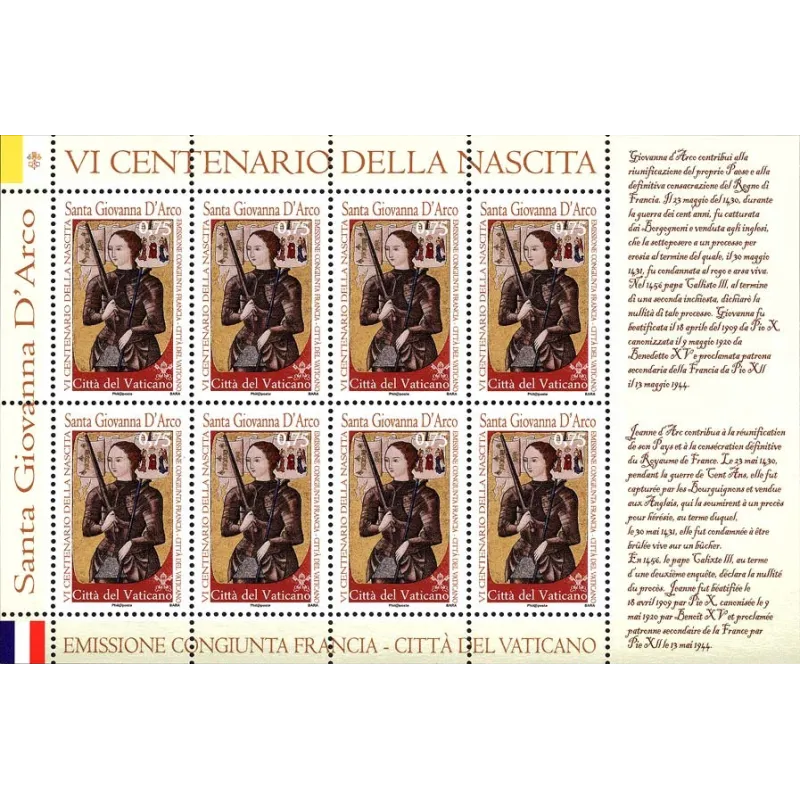 6º centenario della nascita di Giovanna d'Arco 6º centenario della nascita di Giovanna d'Arco