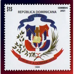 Evolution of the Dominican coat of arms 1909