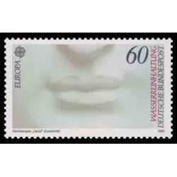 Mouth (detail of Michelangelo's David sculpture)
