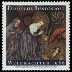 Adoration de l'Enfant Jésus (tableau ortenberg)