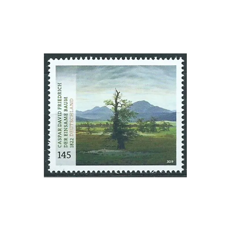 Der einsame Baum von Caspar David Friedrich
