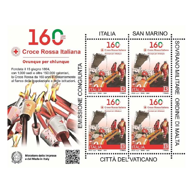 160. jahrestag des italienischen rotkreuzes