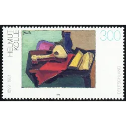 Natura morta con chitarra, libro e vaso (Helmut Kolle)