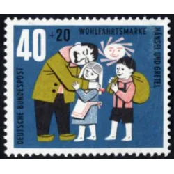 Scène du conte de fées Hänsel et Gretel