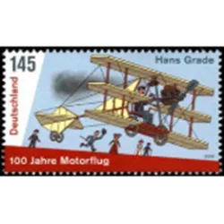 hans Grade's first motor flight to Germany
