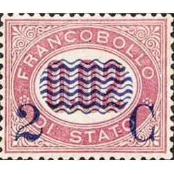 Overprinted service stamps for prints
