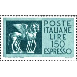 Chevaux ailés, papier ordinaire